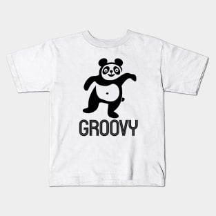 Groovy Panda. Dab Dabbing Dancing Pandas T-Shirt, Panda Lovers Gifts Kids T-Shirt